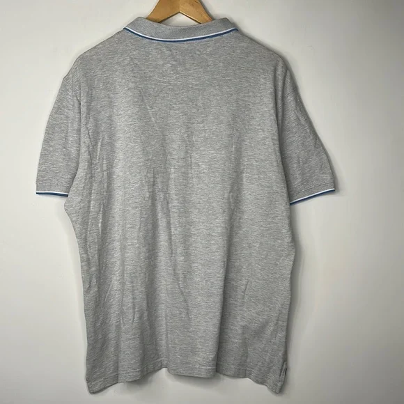 Rodd & Gunn Sports Fit Polo Shortsleeved Shirt Mens Size XL Gray and Light Blue - Picture 2 of 7